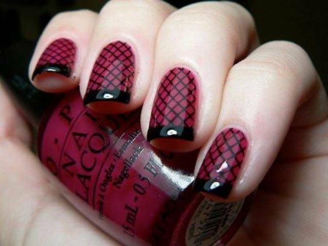 Two Color Nail Pattern Ideas - wide 6