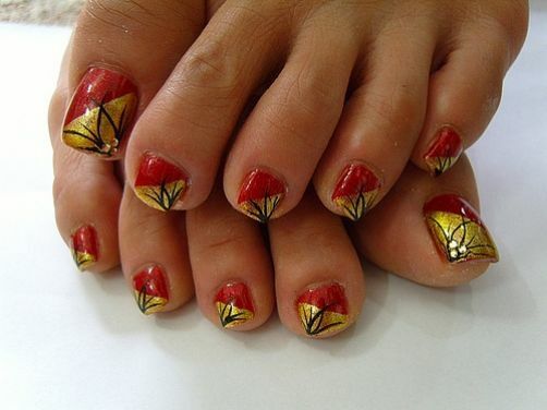 Nail Art Designs for Toes amp; hand Latest Images Pics