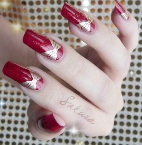 Nail Accessories on Fashionalbe Party Nail Art Designs 2013 For Girls By Sakura 004