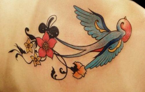 Lovely Swallow Tattoos Art Designs