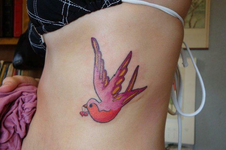 Lovely Swallow Tattoos Art Designs