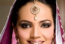 AMNA SHEIKH CUTE ASS bridal makeup and bridal hairstyle 2012 (1)