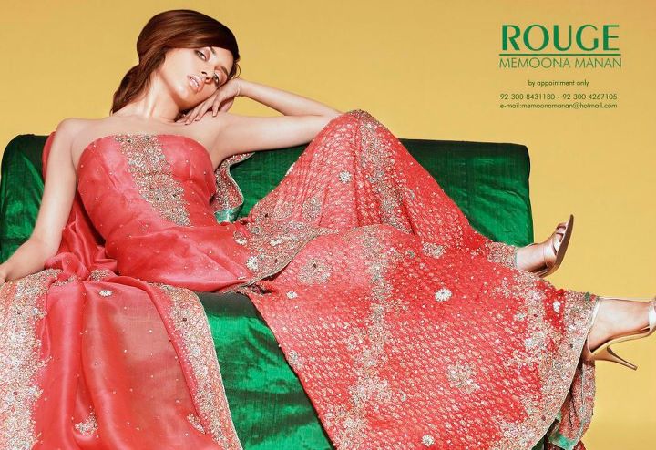 rouge by faraz manan party wear & bridal wear collection 2012