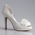 Fancy silver shoes for wedding