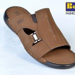 Brown leather mens fashion casual shoes by Borjan