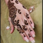 simple arabic mehndi hand designs