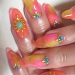 spring fashion show simple nails art