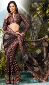 latest fashion in saree