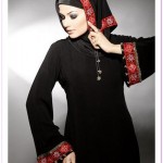 New Pakistani Woman Abaya Fashion Trend 2012 by Meem Seen