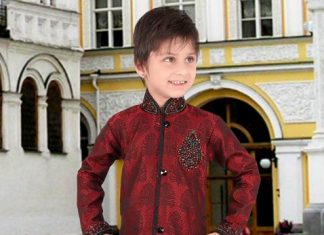 Red and Black Eid-ul-Azha Collection 2017 For Kids