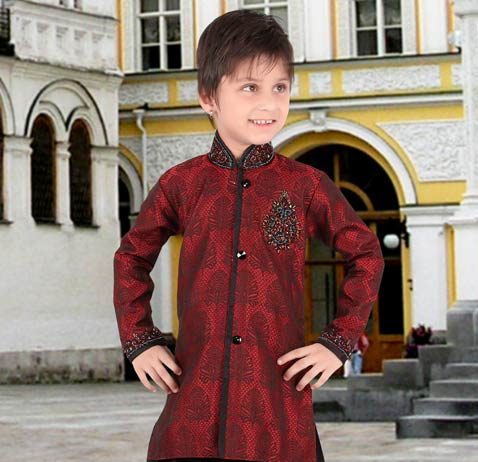 Red and Black Eid-ul-Azha Collection 2017 For Kids
