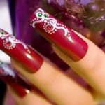 Girls Party Nails Polish Design New Collection 2013