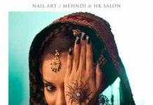 Hadiqa Kiani Bridal mahndi & nails collection 2013