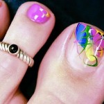 Latest Christmas Feet, Toe Nails Art Designs