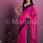 Mansha Lovely Wedding Winter Saree Collection 2012-2013