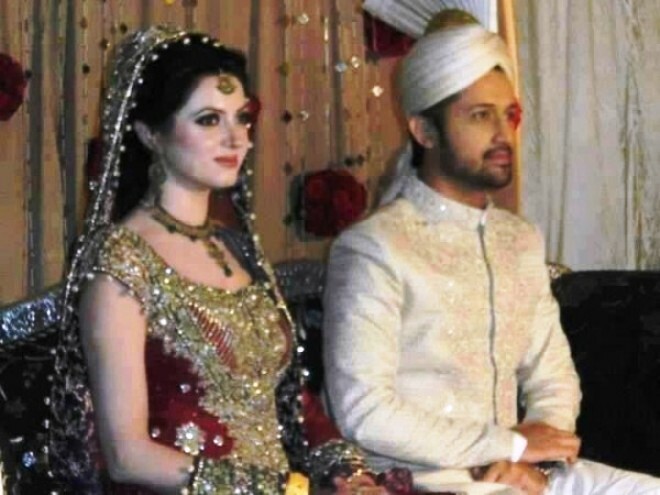 Atif Aslam And Sara Bharwana Wedding Pictures 2013