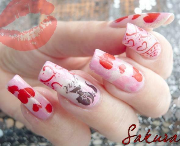 Love Nail Designs New Valentine's For Girls