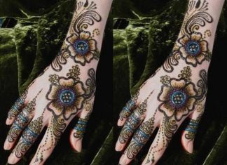 Latest Indian Hand Mehndi Designs 2013 For womens