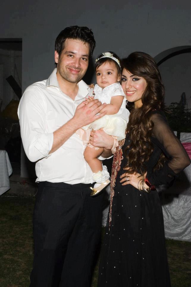 Pakistani actor/model Mikaal Zulfiqar with his cute baby daughter