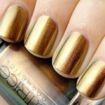 Cute Golden Easy Nails Design Collection 2013 For Girls (6)