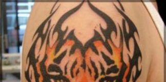 Latest 3D Tiger Tattoos Body Designs 2013-14 for Men 07