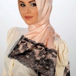 Arabic Muslim Girl's Scarf Fashion Trends Collection 2013 2014 05