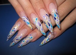 3d acrylic nail art designs