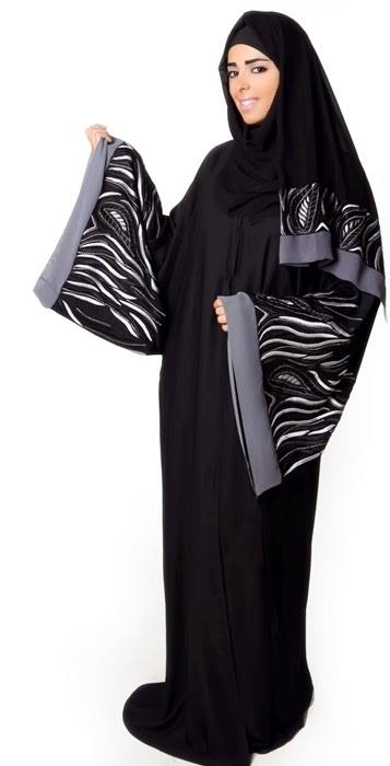 Alkaram Qadri Muslim GirlsAbaya Designs 2014 for Summer
