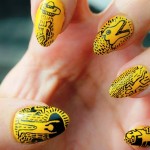 idea to create nail polish designs