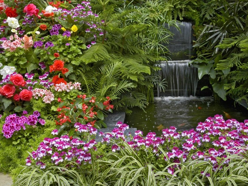 pictures of flower gardens ideas
