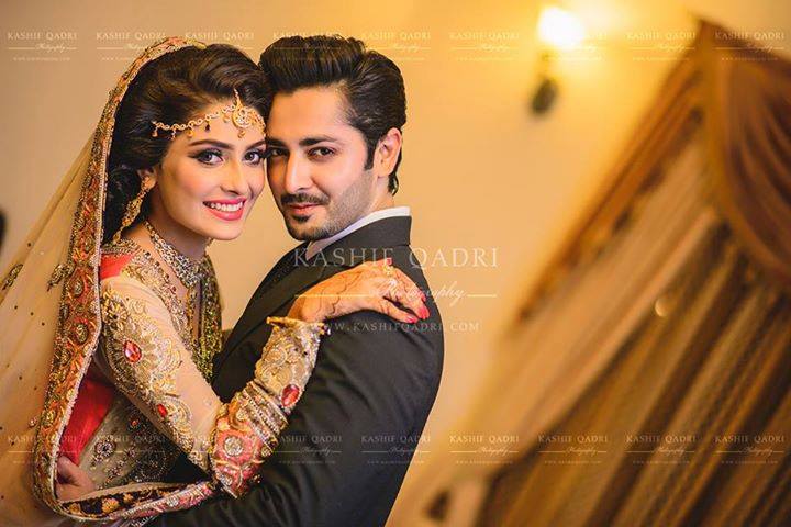 Ayeza Khan and Danish Taimoor Wedding - Mehndi - Walima Pics (9)