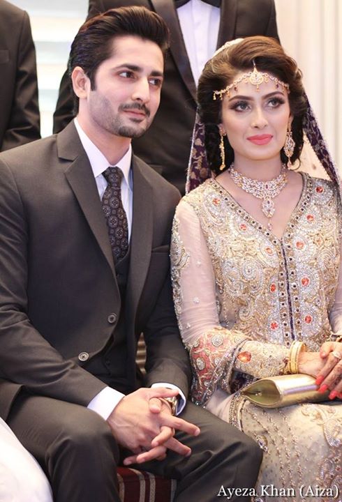 Ayeza Khan and Danish Taimoor Wedding - Mehndi - Walima Pics (3)