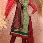2 Color Women Anarkali Suit Salwar Kameez