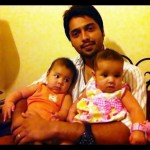 Fahad Mustafa with kids