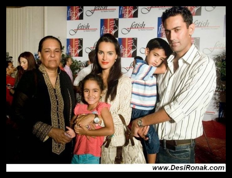 Nadia Hussain with full family