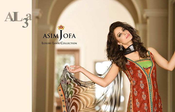 Asim Jofa Luxury Lawn Summer Dresses Collection 2015 (3)