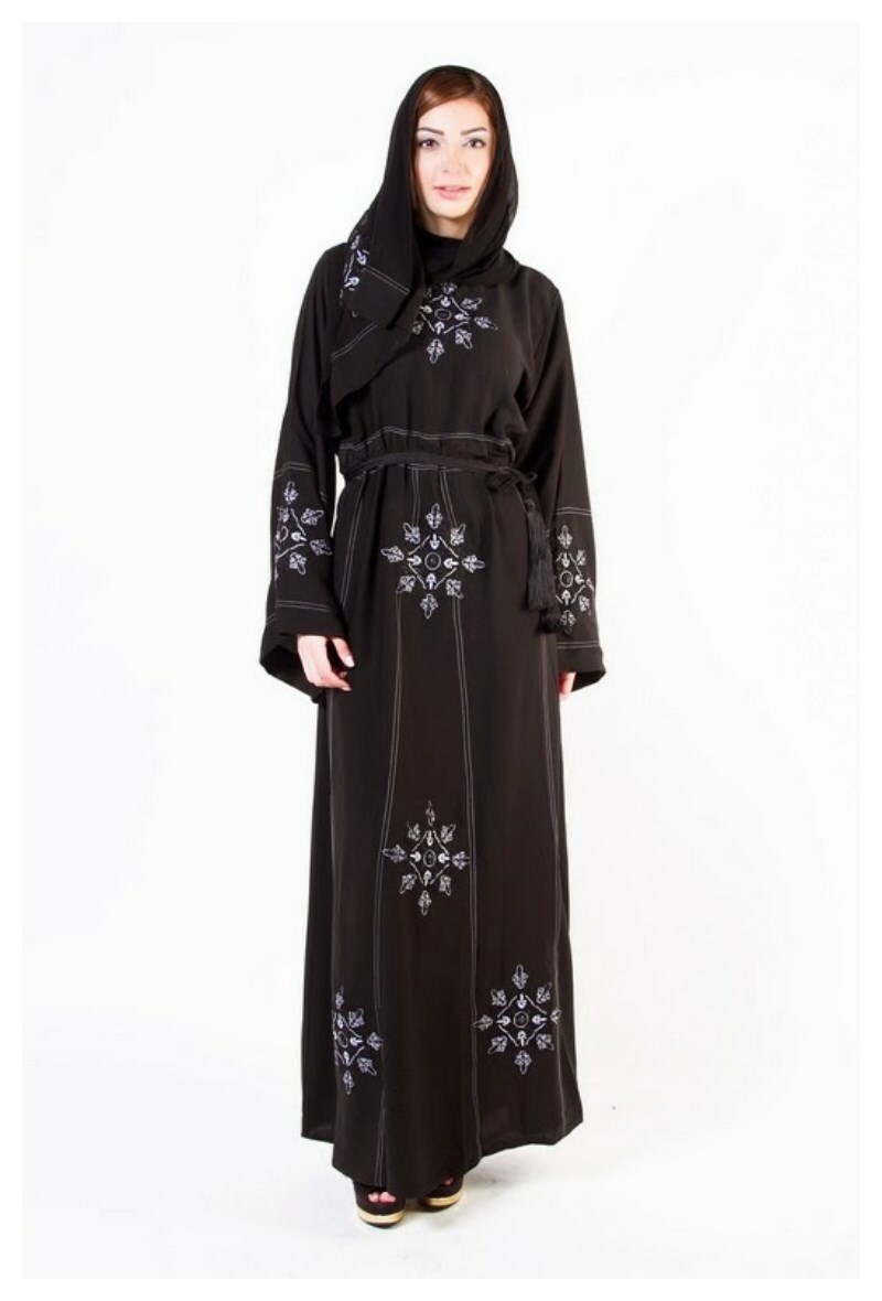 Full Black Arabic and Iranian Hijab Designs