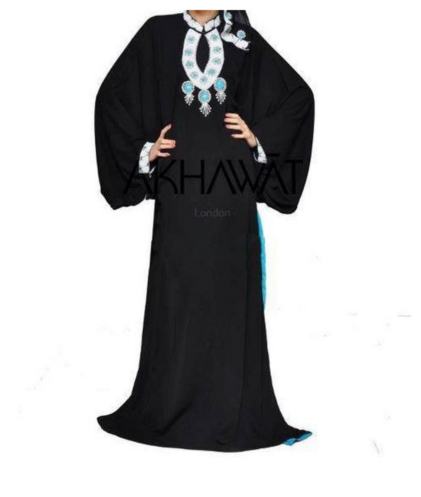 Black Abaya on Fr Women