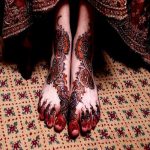 Both Mehndi Design For Feet fro Girls