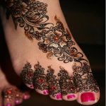 FUll Mehndi Design For Feet