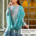 Florence New Buy Pakistani Lawn Dresses Online 2016