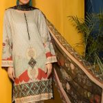 Warda Designer Stupendously printed Mélange Dresses collection SS ‘2019 (1)