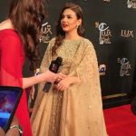Actors Zara Noor Abbas and Asad Siddique Clicks at Lux Style Awards 2019 (17)