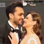 Actors Zara Noor Abbas and Asad Siddique Clicks at Lux Style Awards 2019 (2)