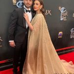 Actors Zara Noor Abbas and Asad Siddique Clicks at Lux Style Awards 2019 (20)