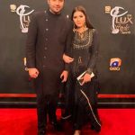 Imran Ashraf wife Kiran Lux Style Awards 2019 (3)
