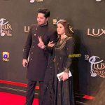 Imran Ashraf wife Kiran Lux Style Awards 2019 (5)