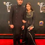 Imran Ashraf wife Kiran Lux Style Awards 2019 (6)