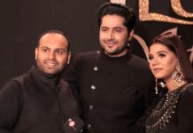 Imran Ashraf wife Kiran Lux Style Awards 2019 (8)